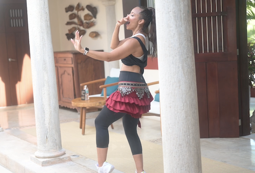 Fitness Bellydance Class from WELL ESCAPE 2025 Puerto Aventuras, Mexico