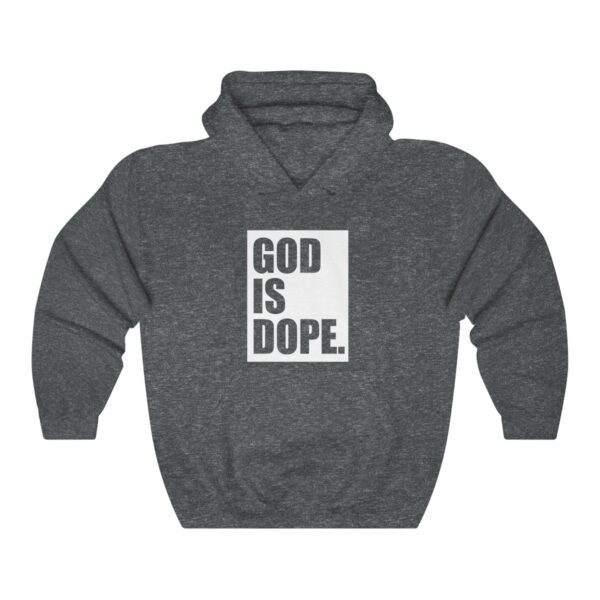 God Is Dope. Unisex Heavy Blend™ Hooded Sweatshirt - Image 3
