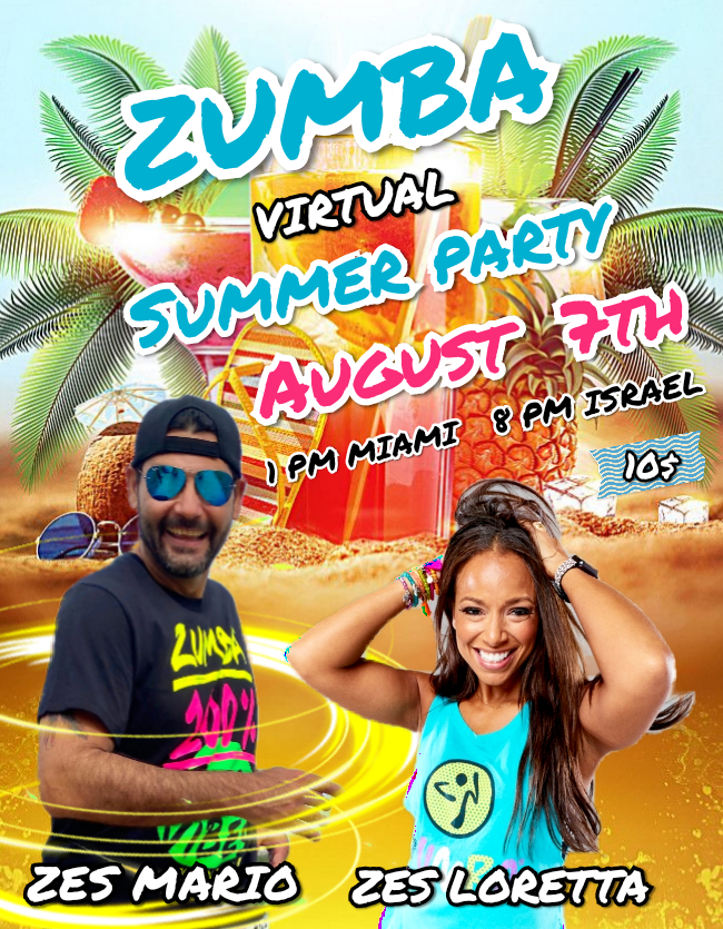 ZUMBA SUMMER VIRTUAL PARTY! A 90 Minute Zumba® Masterclass with MARIO ...